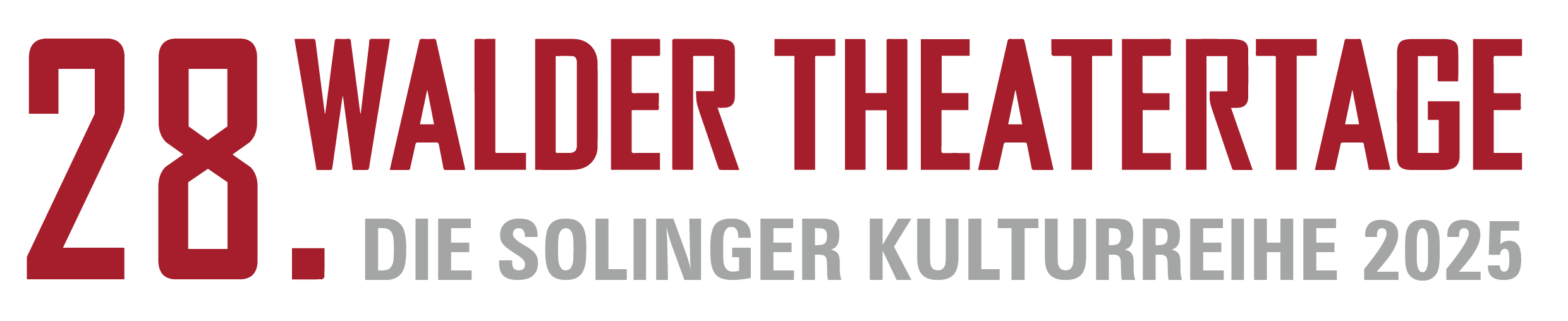 28. Walder Theatertage – Die Solinger Kulturreihe 2025